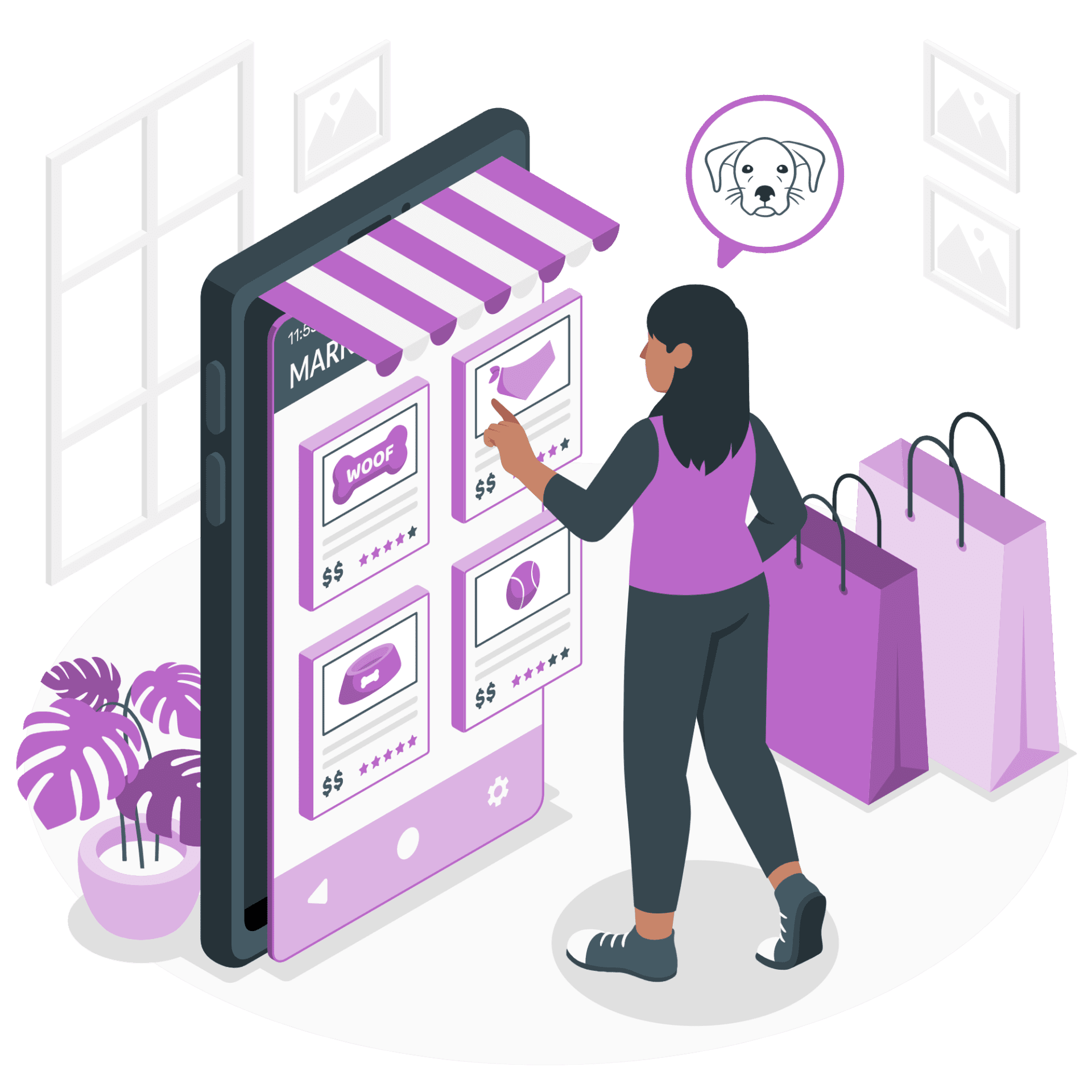 Niche service marketplace-amico new-notifications-concept